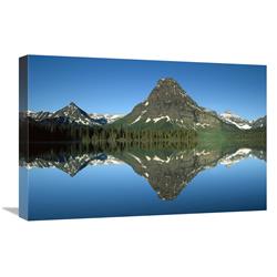 GCS-451969-1624-142 16 x 24 in. Sinopah Mountain Reflected in Two Medicine Lake, Glacier NP, Montana Art Print - Tim Fitzharris -  Global Gallery