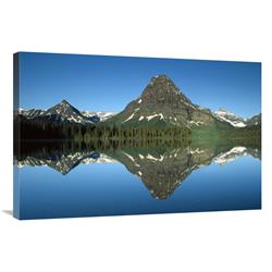 24 x 36 in. Sinopah Mountain Reflected in Two Medicine Lake, Glacier NP, Montana Art Print - Tim Fitzharris -  JensenDistributionServices, MI1306086