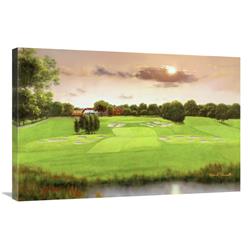 Global Gallery Bethpage Black-Canvas Art-36"x24"