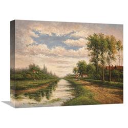 Global Gallery Scottish Morning-Canvas Art-20"x16"