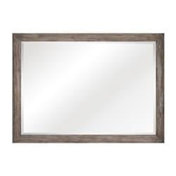 Picture of Benjara BM295568 50 in. Cady Classic Accent Mirror&#44; Gray & Brown