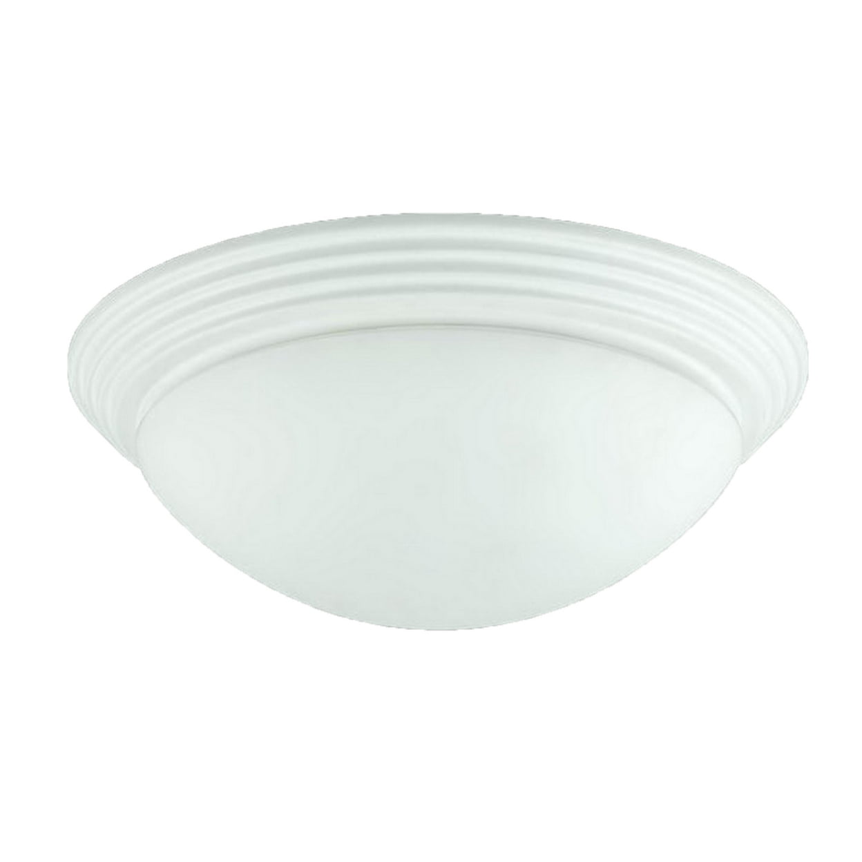 Picture of Benjara BM287696 12 in. Jesse Modern Ceiling Lamp with Glass Dome Shade, White