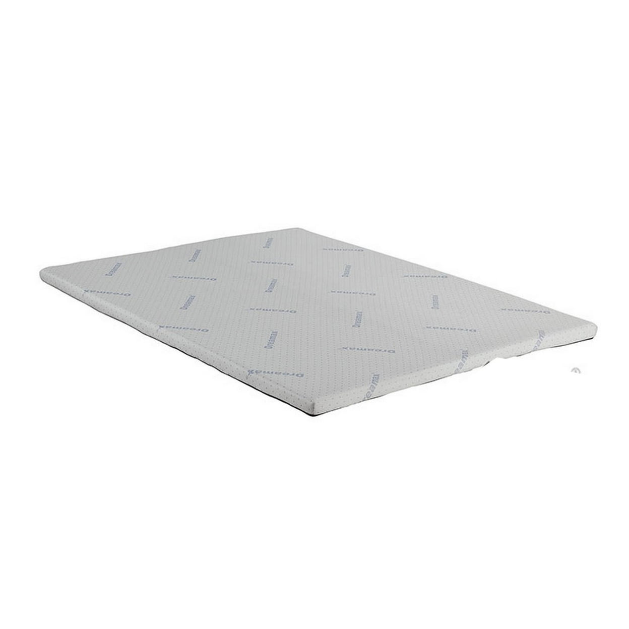 Picture of Benjara BM300515 2 in. Soft NU TEX Polyurethane Foam Neko Plush Mattress Topper&#44; White - Full Size