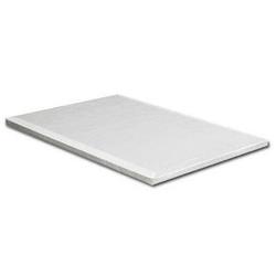 Picture of Benjara BM300525 2 in. Amo Bunkie Board Mattress Foundation with Slats&#44; White - Queen Size