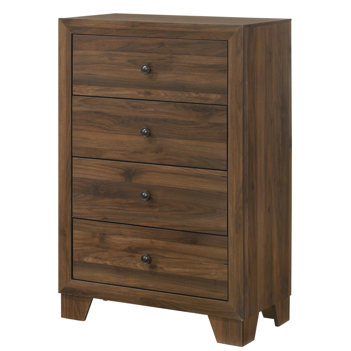 Picture of Benjara BM311826 45 in. Shan Tall Dresser Chest with 4 Drawers&#44; Cherry Brown