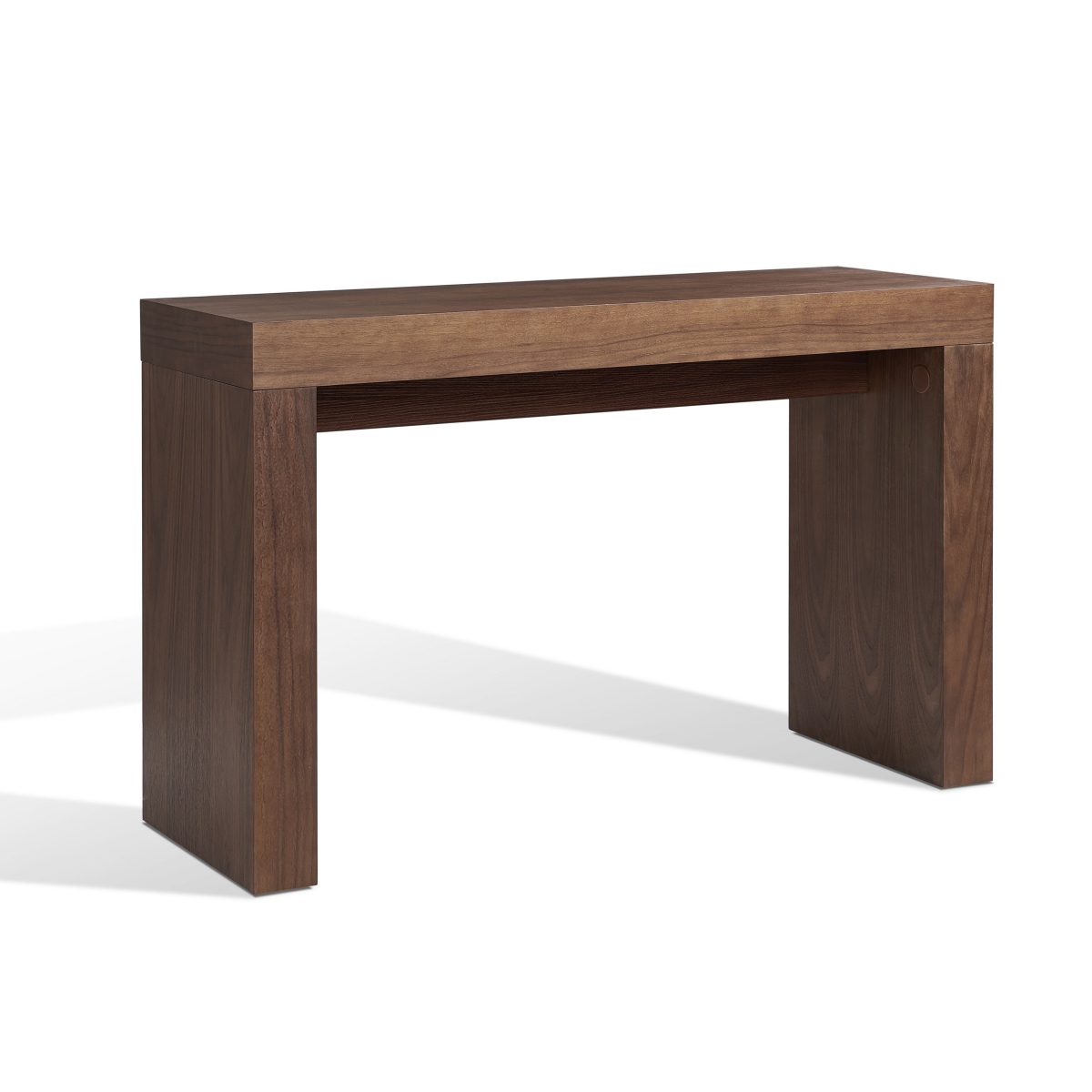 Picture of Benjara BM311922 47 in. Libi Console Table with Minimalist Rectangular Top&#44; Lacquered Brown