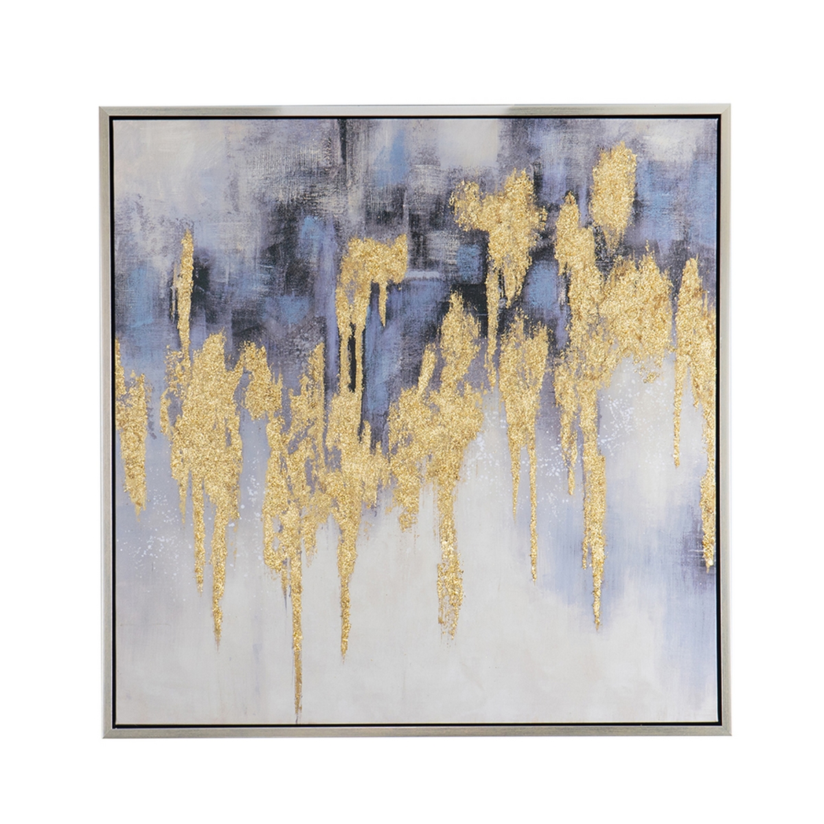Picture of Benjara BM312731 39 x 39 in. Abstract Framed Oil Painting&#44; Gold Flakes