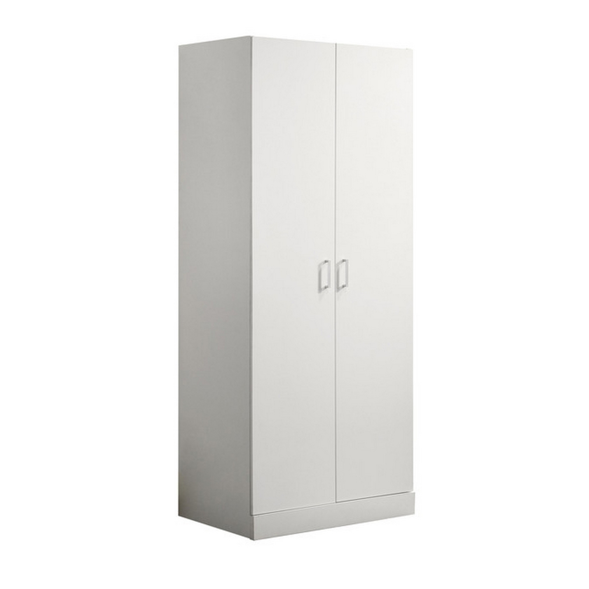 Picture of Benjara BM314891 72 in. Cae Cabinet Armoire with Shelf&#44; Hanging Rod & Double Door - White