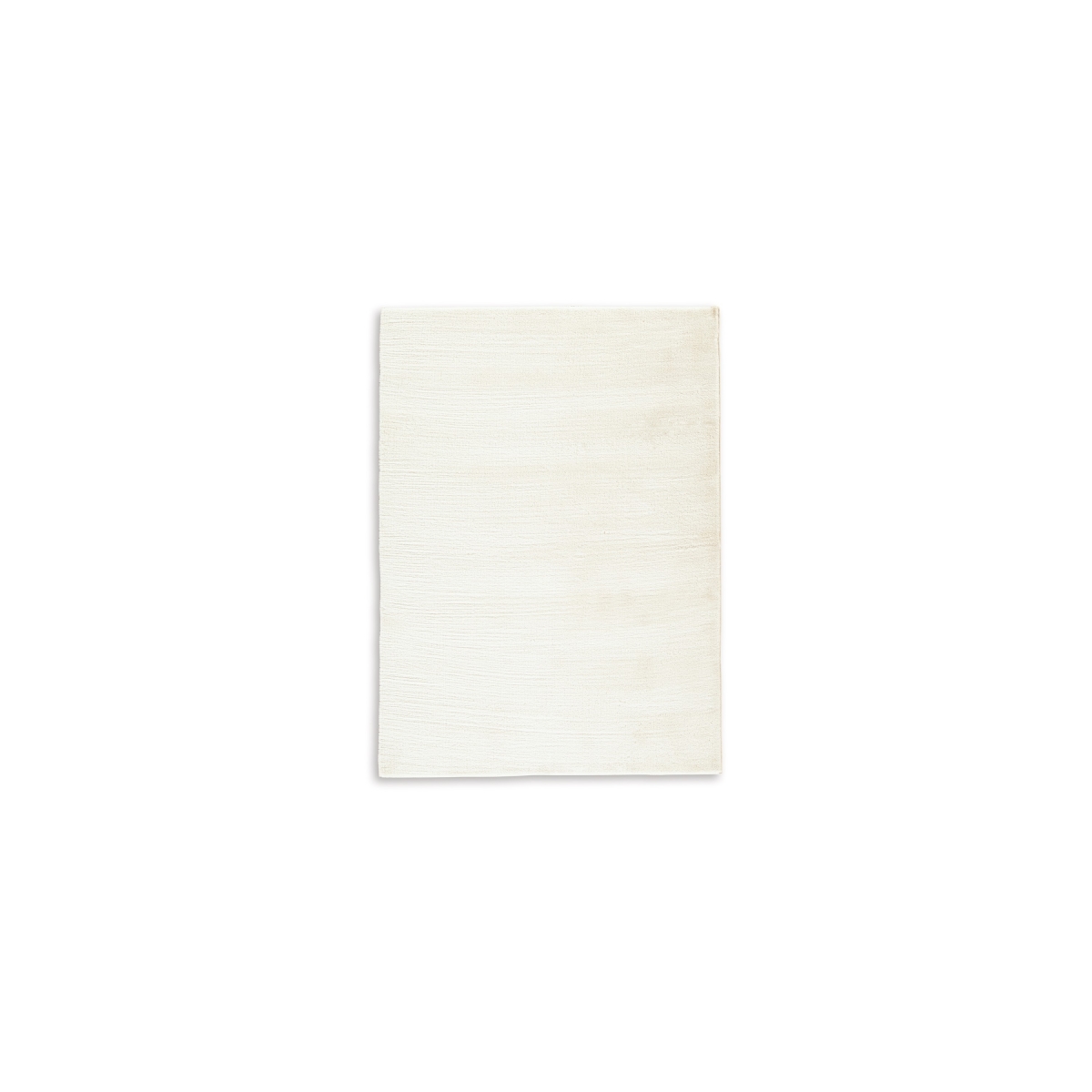Picture of Benjara BM318325 5 x 7 ft. Stebin Shag Style Washable Cotton & Polyester Rectangle Area Rug&#44; Ivory & White