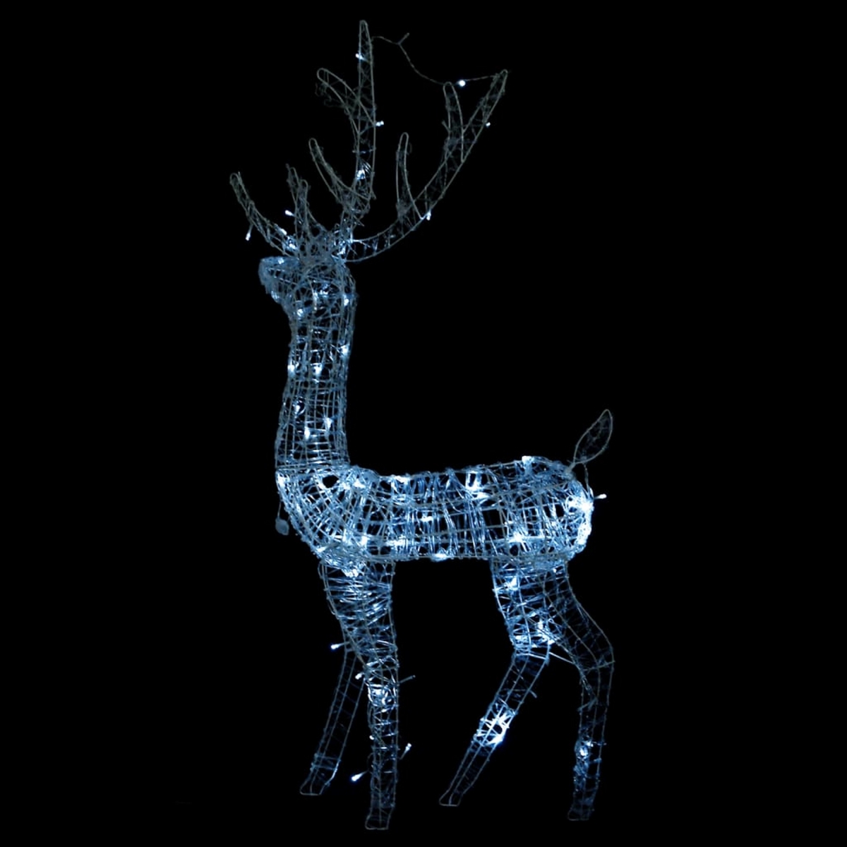 Picture of Benjara BM325633 Outdoor Reindeer Christmas Decoration&#44; 140 Cool White LED Lights