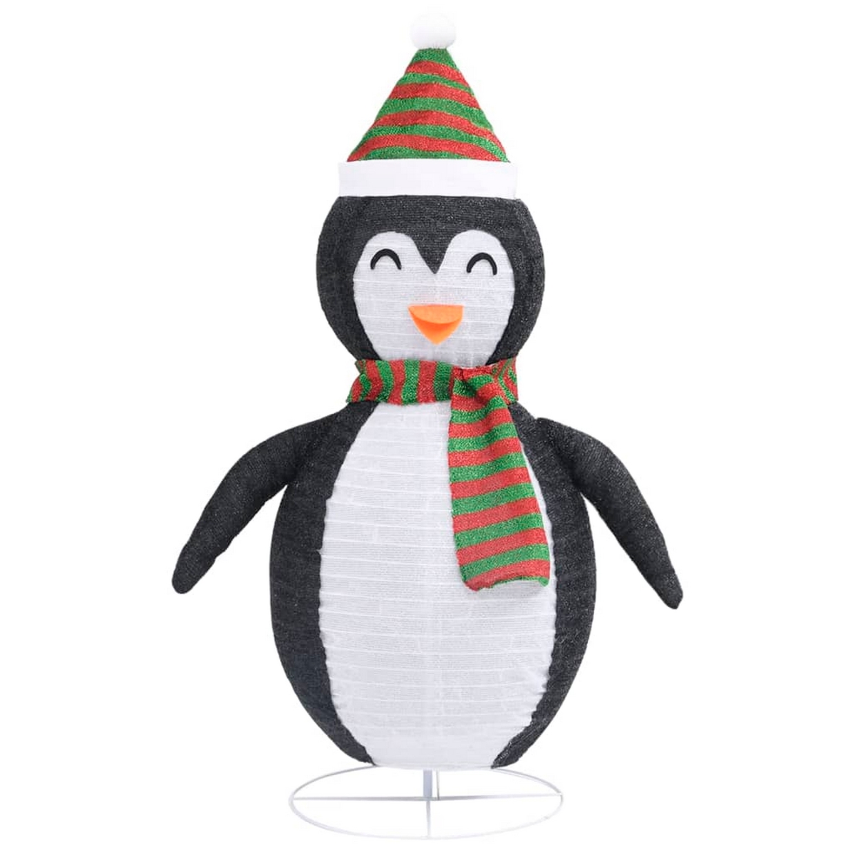Picture of Benjara BM325758 4 ft. Mani Christmas Decor Snow Penguin&#44; 120 LED Light - White & Black