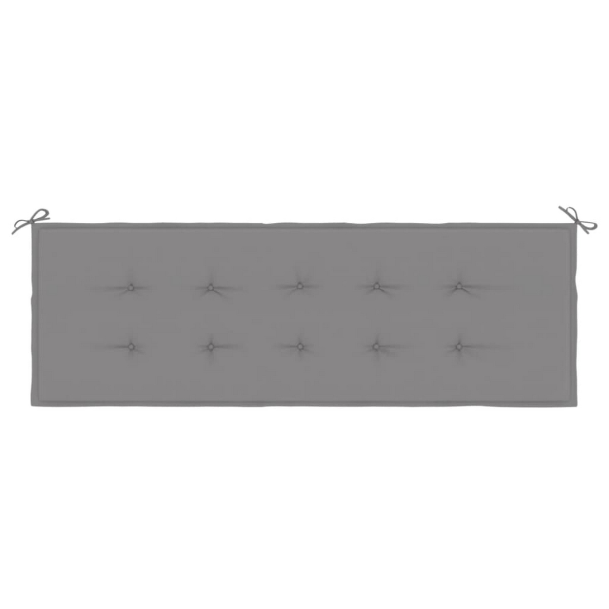 Picture of Benjara BM325654 59 in. Claire Outdoor Cushions for Bench&#44; Button Tufted Gray Fabric