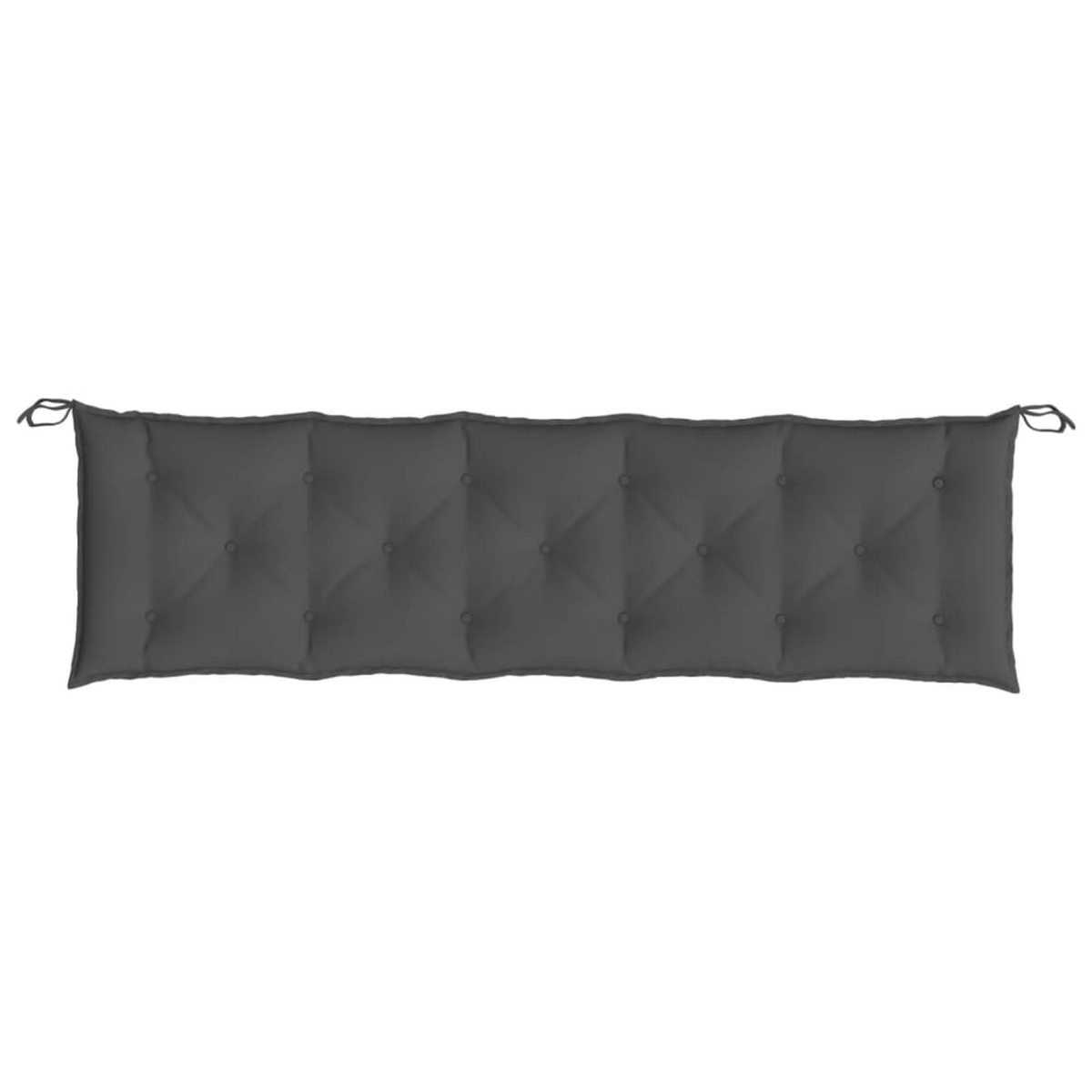 Picture of Benjara BM325670 71 in. Claire Outdoor Cushions for Bench&#44; Gray Button Tufted Fabric