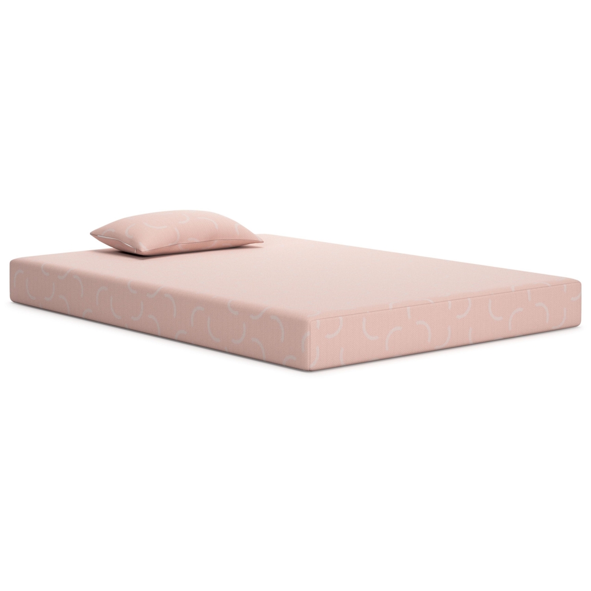 Picture of Benjara BM326726 7 in. Ruve Full Mattress with Standard Pillow & Memory Foam&#44; Light Pink