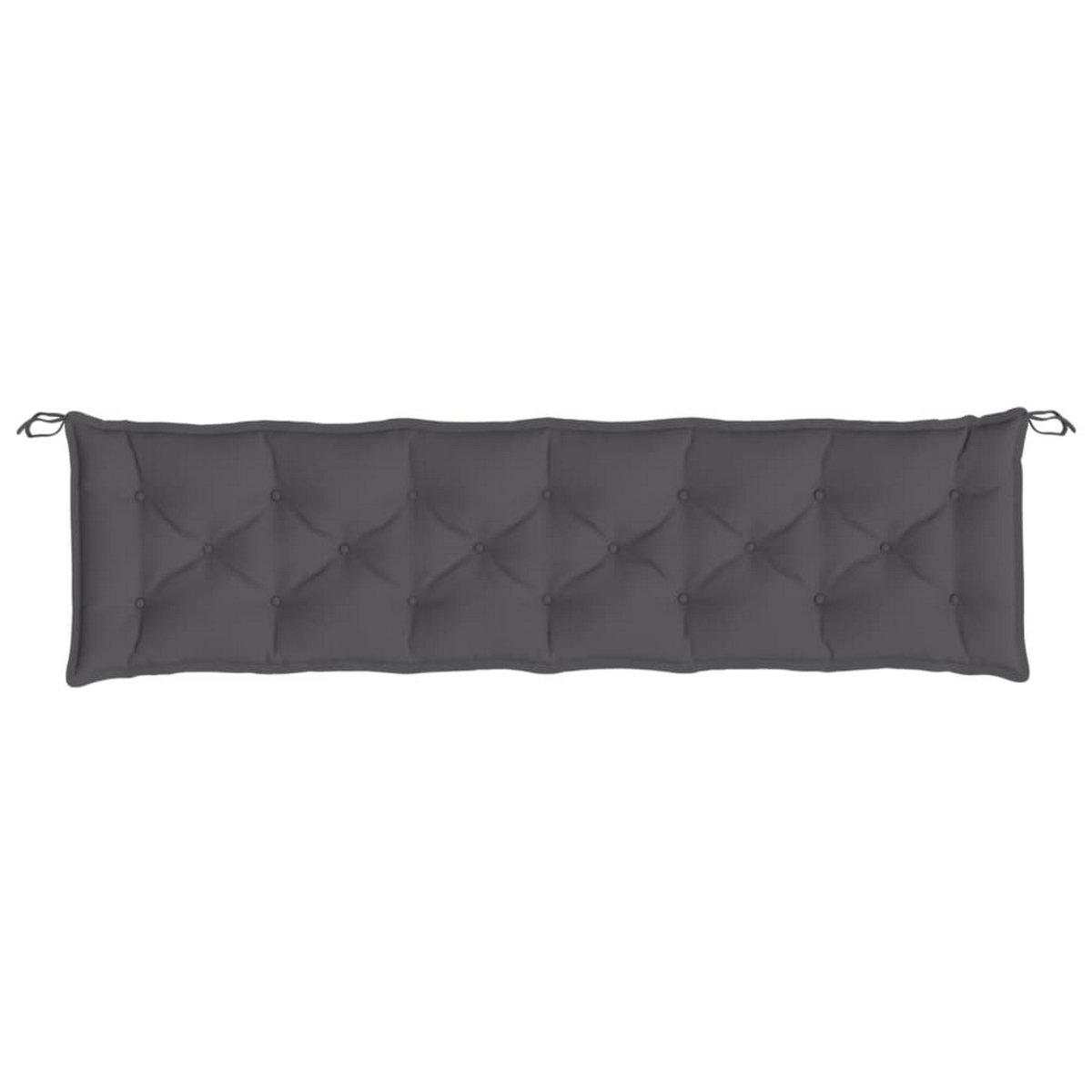 Picture of Benjara BM325749 79 in. Andy Outdoor Cushions for Bench&#44; Dark Gray Oxford Fabric
