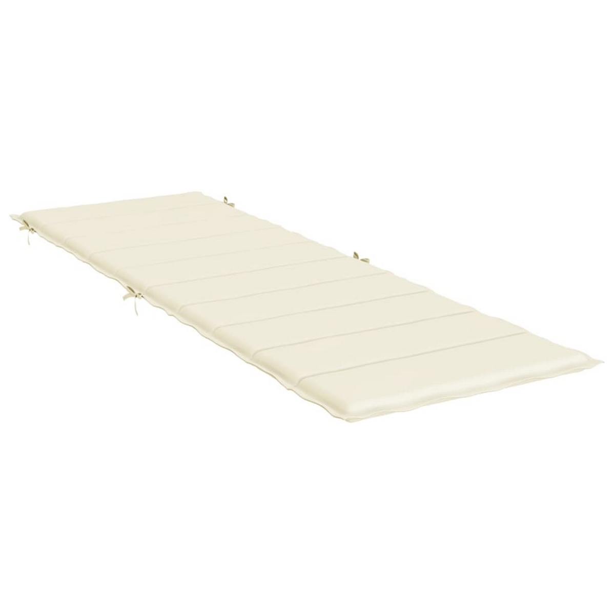 Picture of Benjara BM326433 73 in. Outdoor Cushions for Chaise Lounger&#44; Ivory Oxford Fabric Foam