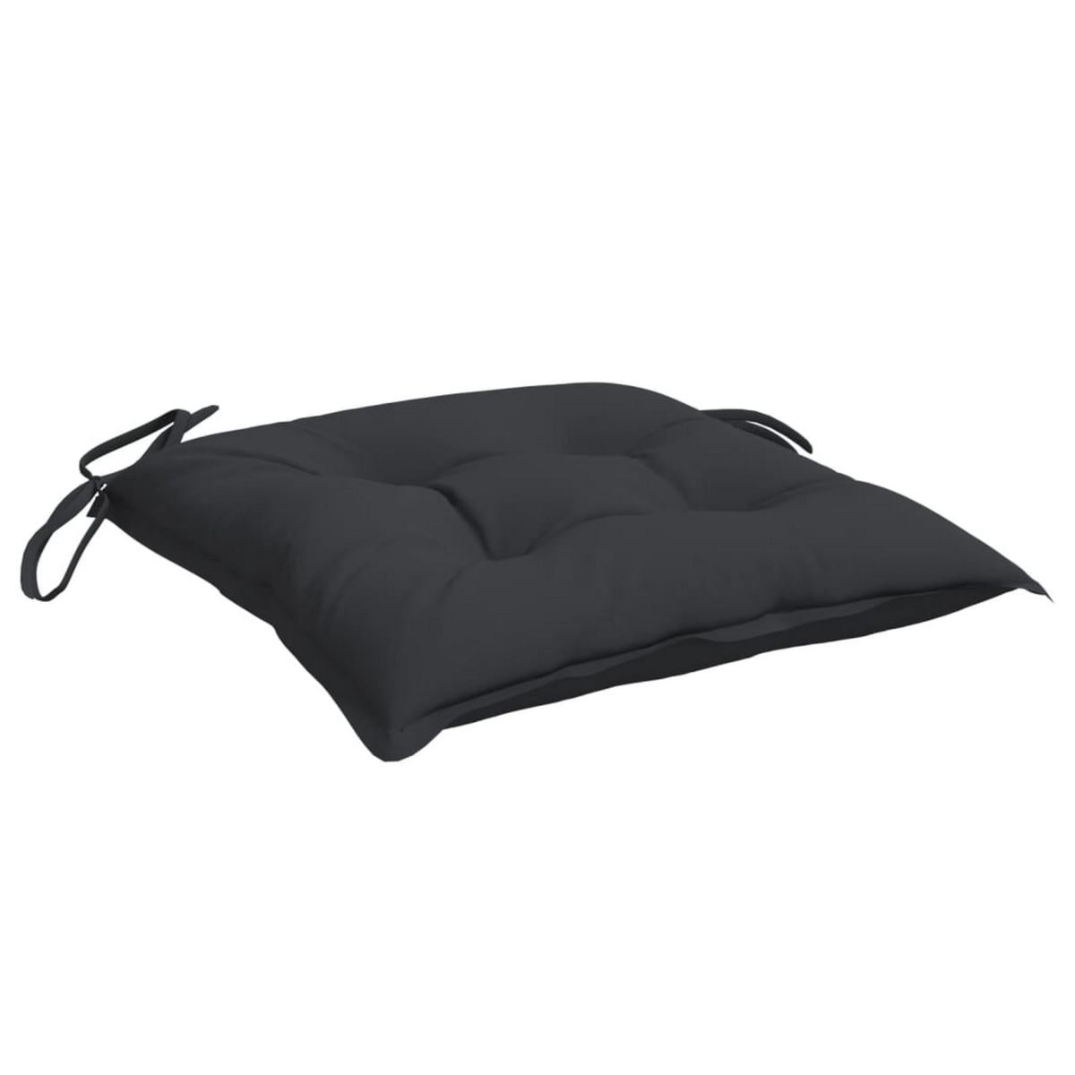 Picture of Benjara BM325609 4 Piece Zia Outdoor Patio Cushions for Chair with Tufted&#44; Black Oxford Fabric