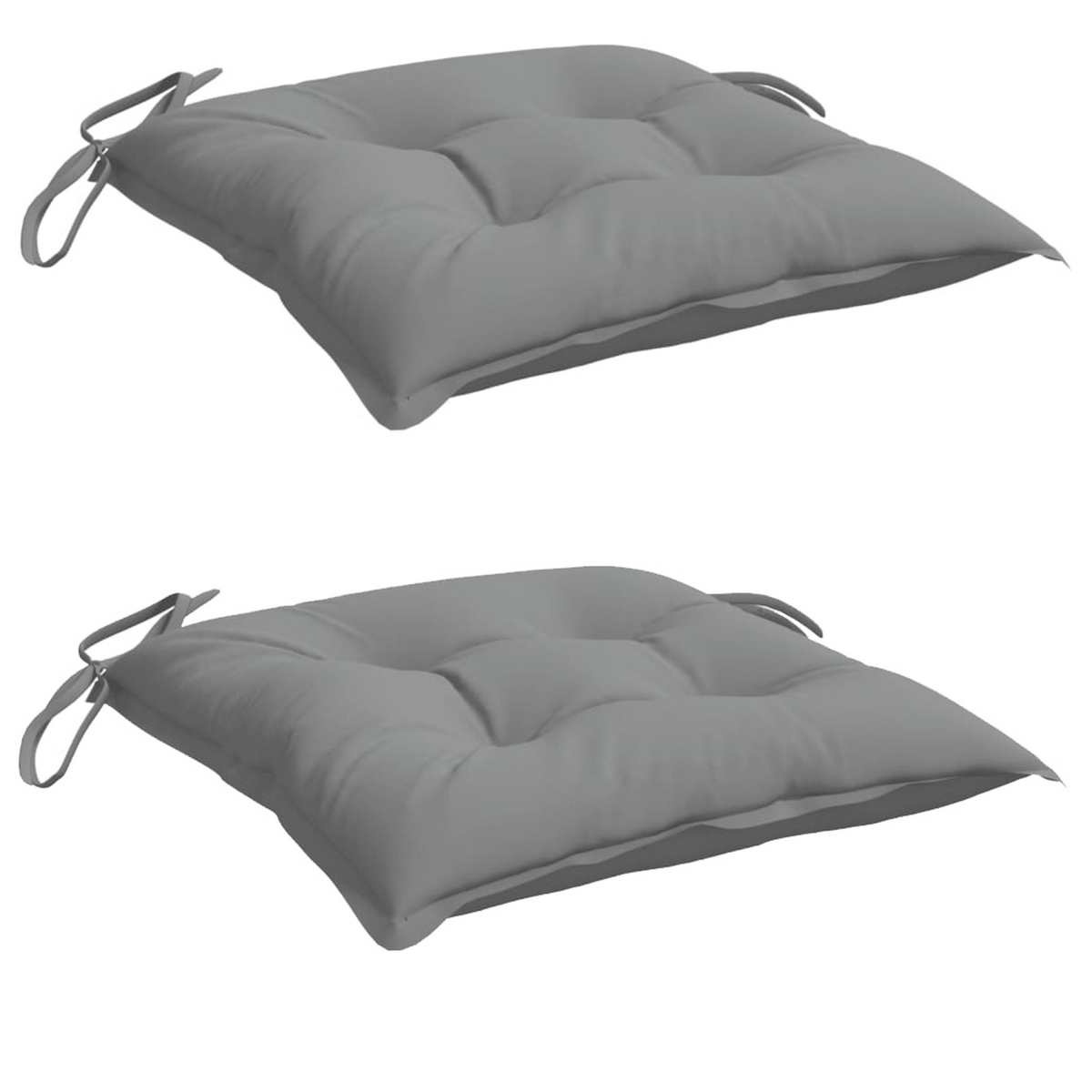 Picture of Benjara BM326422 Kia Outdoor Cushions for Square Gray Oxford Fabric - Set of 2