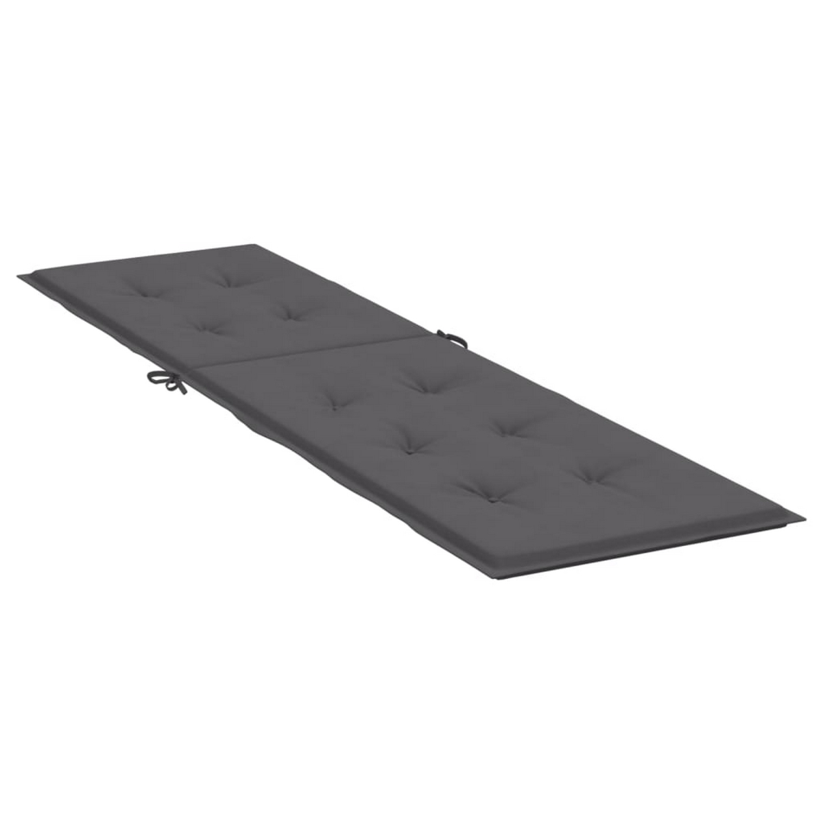 Picture of Benjara BM325715 Outdoor Cushions for Lounge Chair&#44; Tufted Dark Gray Oxford Fabric
