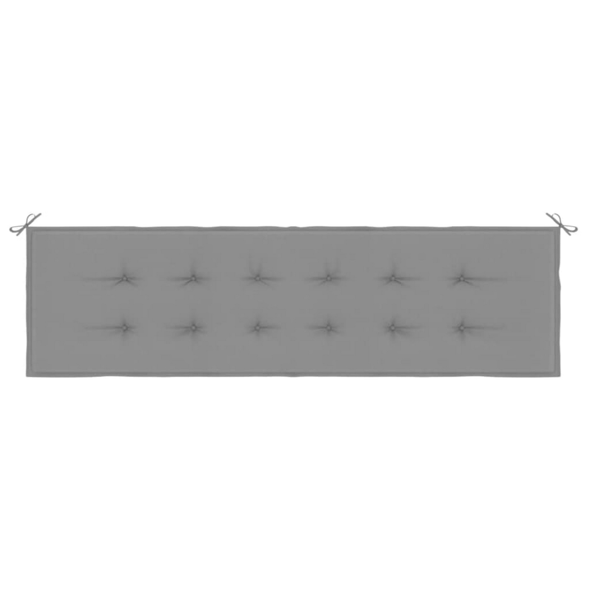 Picture of Benjara BM325811 71 in. Claire Outdoor Cushions for Bench & Non Slip Ropes&#44; Gray Fabric