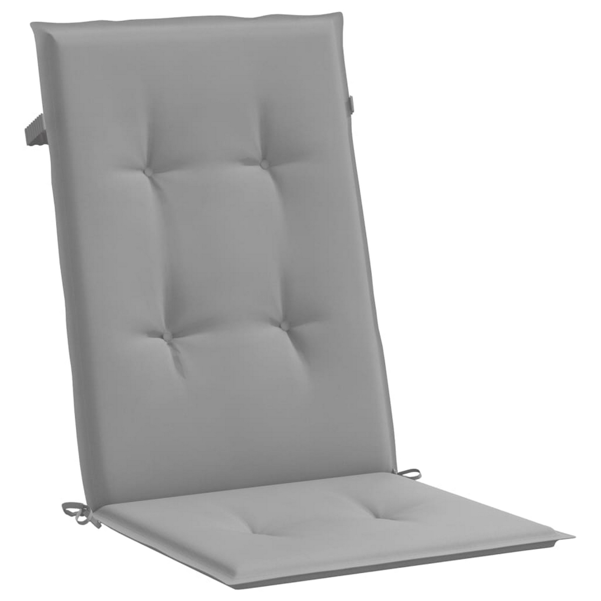 Picture of Benjara BM325600 47 in. 6 Piece Zia Outdoor Highback Cushions for Chair&#44; Tufted Gray Fabric