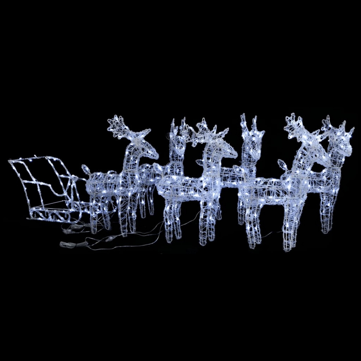 Picture of Benjara BM326411 6 Piece Outdoor & Christmas Decor with 320 Cool White LED