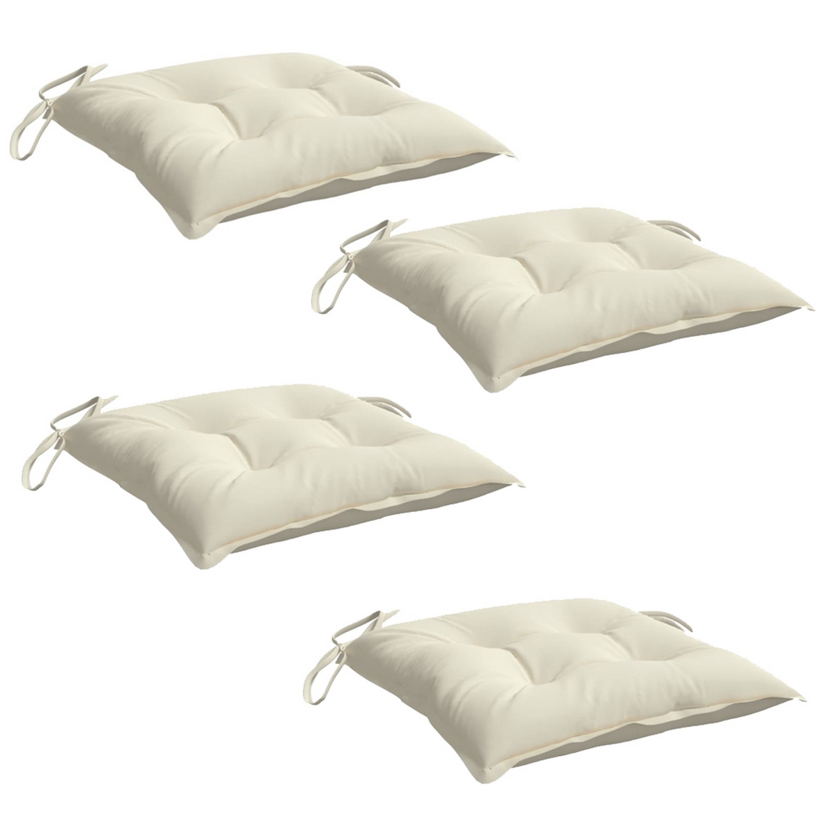 Picture of Benjara BM326438 Kia Outdoor Cushions for Square White Oxford Fabric - Set of 4