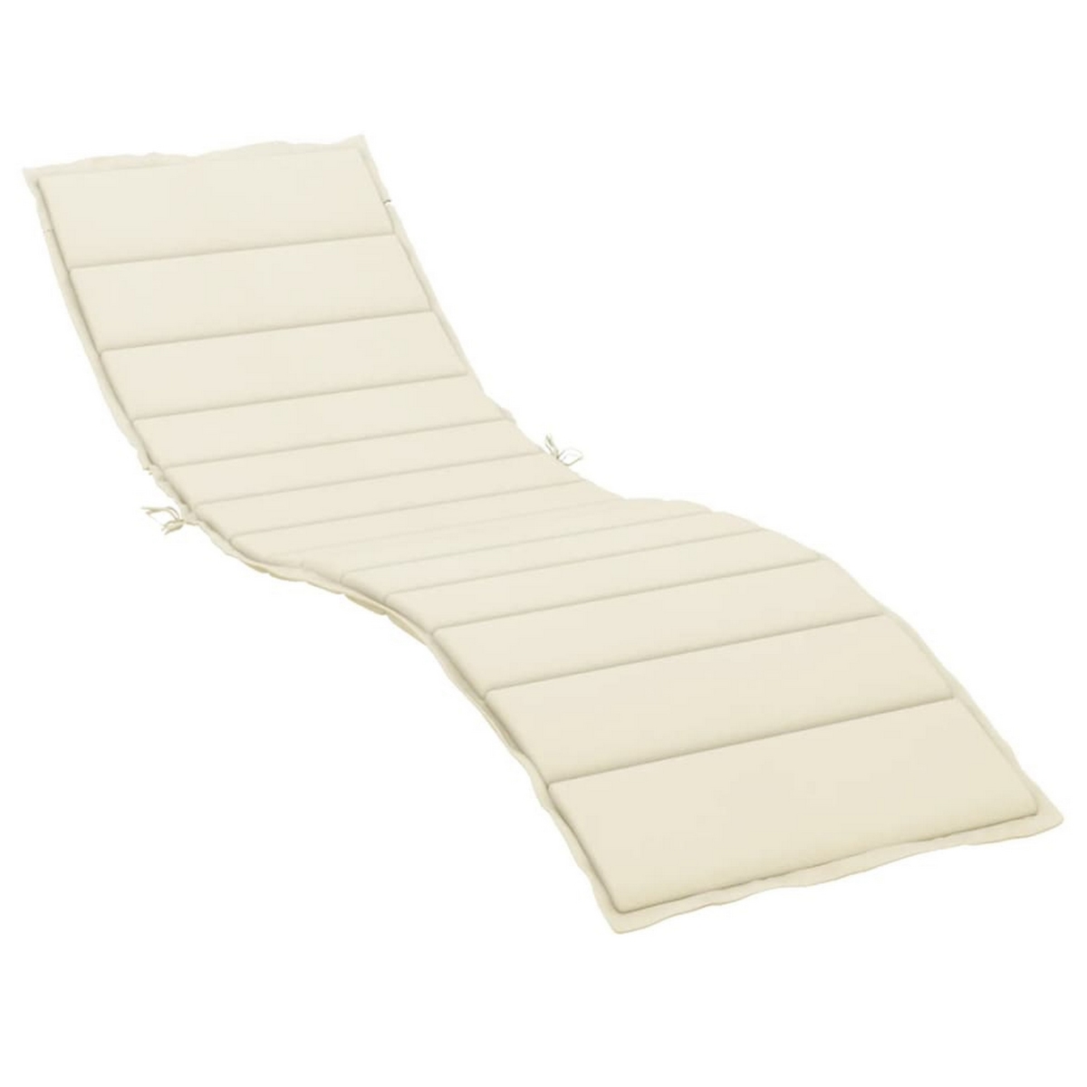 Picture of Benjara BM325841 79 in. Outdoor Cushions for Chaise Lounger&#44; Cream Oxford Fabric