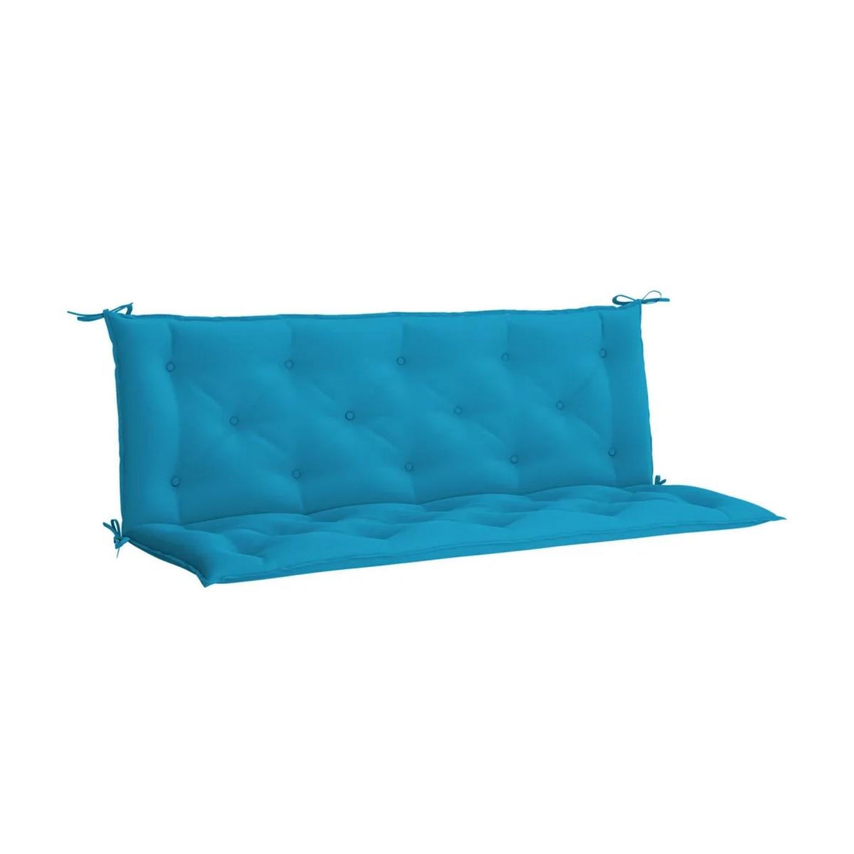 Picture of Benjara BM325575 59 in. Claire Outdoor Cushions for Bench & Button Tufted Blue Fabric