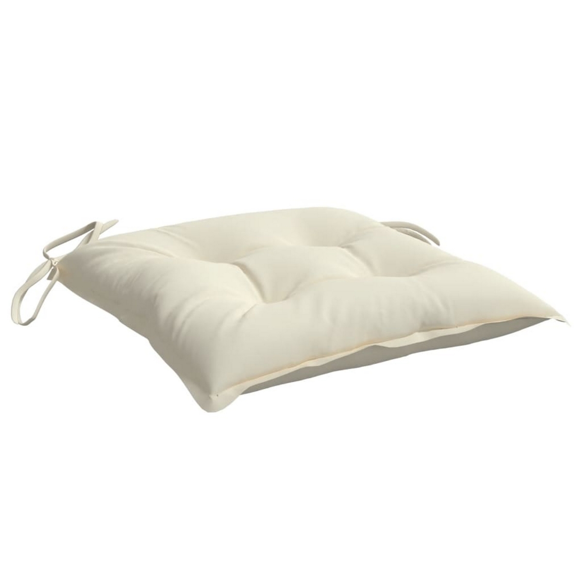 Picture of Benjara BM325891 Outdoor Cushions for Chair&#44; Tufted Cream White Oxford Fabric - Set of 2