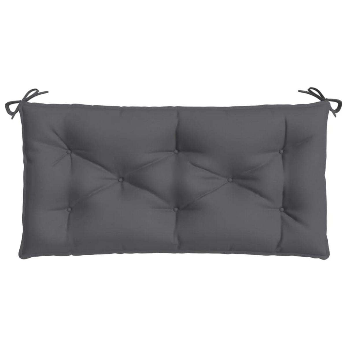 Picture of Benjara BM325774 43 x 20 in. Outdoor Cushions for Bench&#44; Tufted Stitch Gray Oxford Fabric