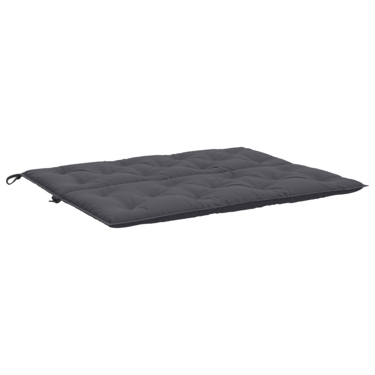 Picture of Benjara BM326280 2 Piece Claire Outdoor Cushions for Bench & Tufted Dark Gray Oxford Fabric
