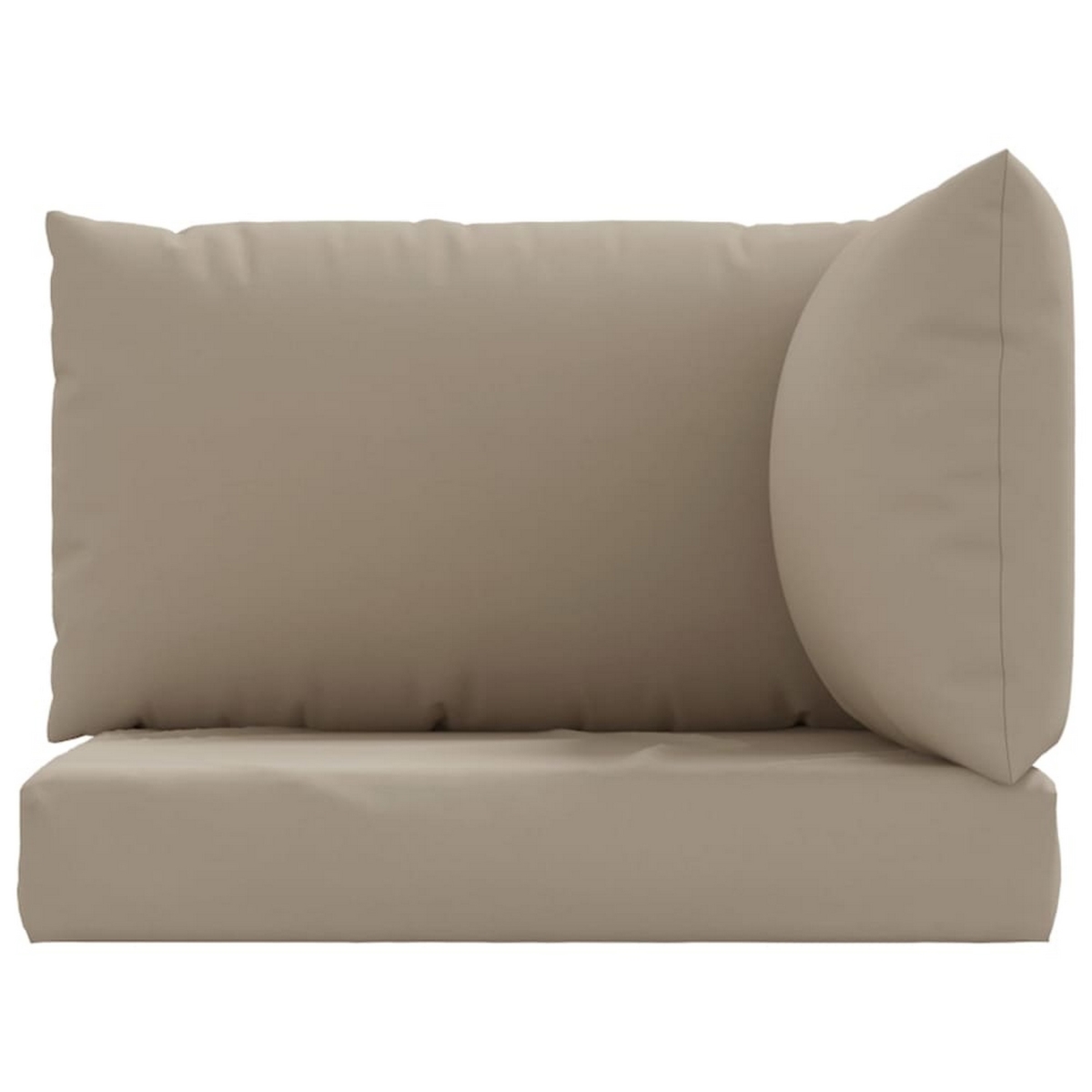 Picture of Benjara BM325942 3 Piece Paom Outdoor Pallet Cushions with Hollow Fiber&#44; Taupe Oxford Fabric