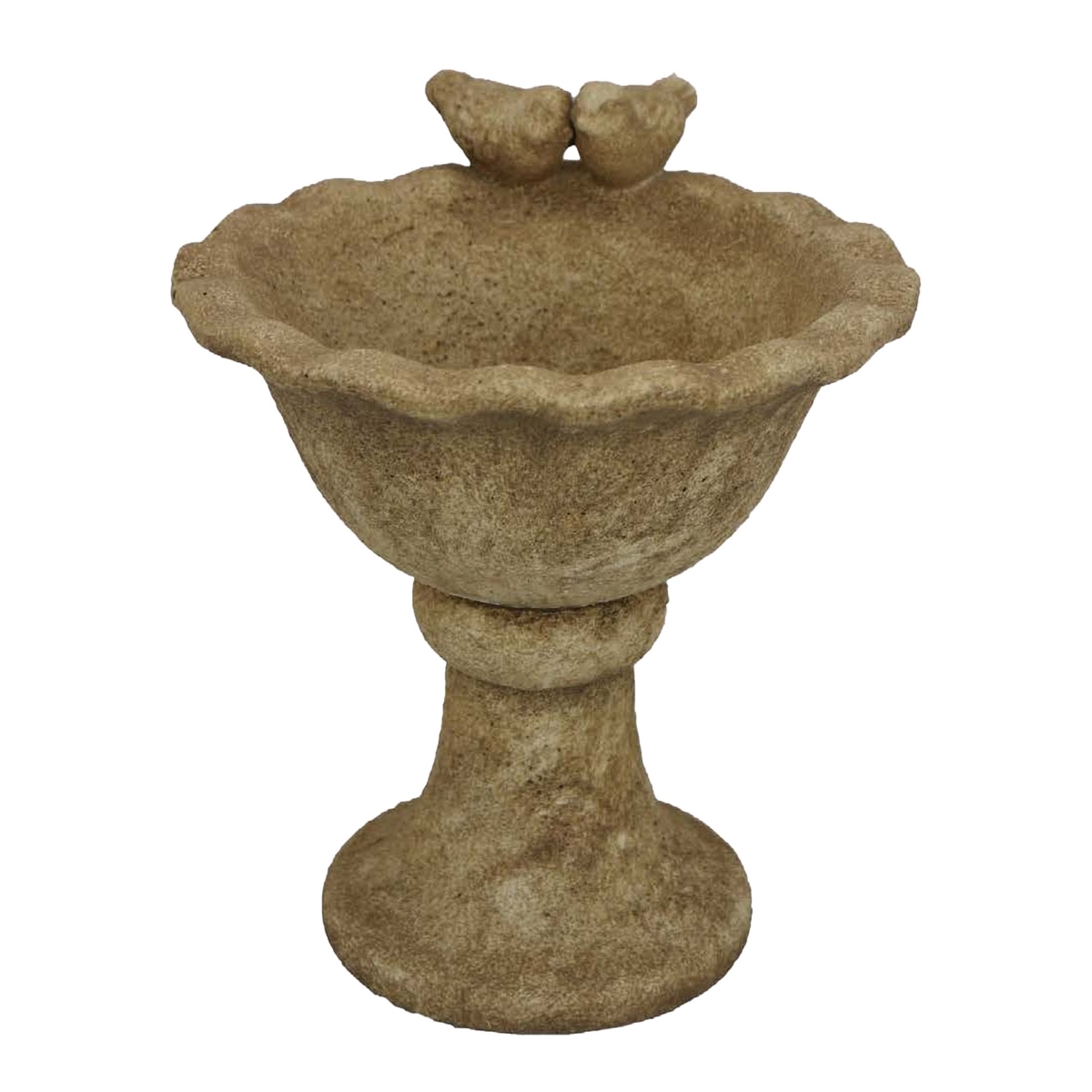Picture of Benjara BM331094 12 in. Ivina Bird Bath Feeder - Brown Terracotta - Cute Decorative