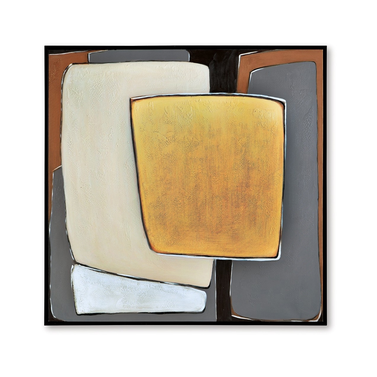 Picture of Benjara BM329060 48 x 48 in. Bolton Wall Art - Geometric Modernist Design - Canvas&#44; Multi Color