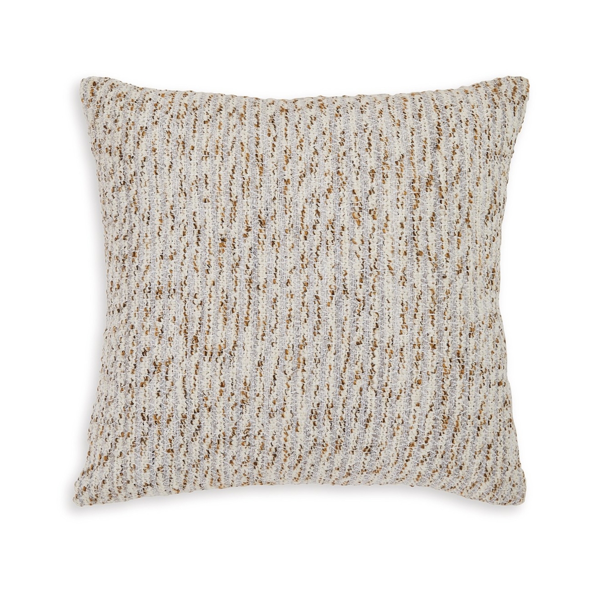 Picture of Benjara BM329065 20 in. Lora Square Accent Throw Pillow - Abstract Gold Stripes&#44; Multi Color