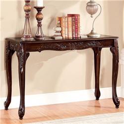 Picture of Benzara BM122897 Cheshire Traditional Sofa Table&#44; Cherry