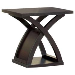 Picture of Benzara BM122992 Arkley Contemporary Style End Table&#44; Dark Walnut