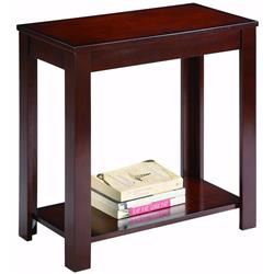 Picture of Benzara BM148297 PIERCE Chairside Table in Brown