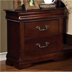 Picture of Benzara BM123205 Mandura Contemporary Night Stand&#44; Cherry