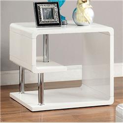 Picture of Benzara BM123079 Ninove I Contemporary Style End Table&#44; White