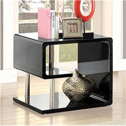 Picture of Benzara BM123100 Ninove Contemporary Style End Table&#44; Black