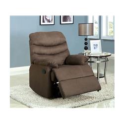 Picture of Benzara BM131939 Plesant Valley Transitional Recliner Chair with Microfiber&#44; Light Brown