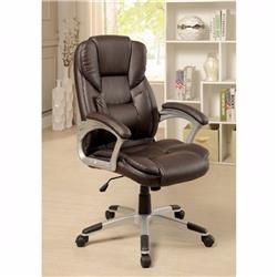 Picture of Benzara BM131837 Sibley Contemporary Office Chair, Brown