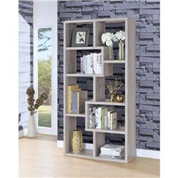 Picture of Benzara BM159410 Modish Wooden Bookcase with Multiple Shelves&#44; Gray