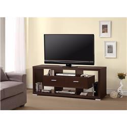 Picture of Benzara BM156126 23.5 x 59 x 15.5 in. Glamorous Modern Style TV Console&#44; Brown