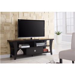 Picture of Benzara BM156139 21.75 x 60 x 15.5 in. Attractive Transitional Style TV Console&#44; Brown