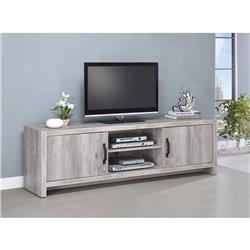 Picture of Benzara BM156172 21.5 x 70.75 x 15.5 in. Marvelous Driftwood TV Console&#44; Gray
