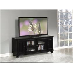Picture of Benzara BM158717 Smart Looking TV Stand&#44; Black