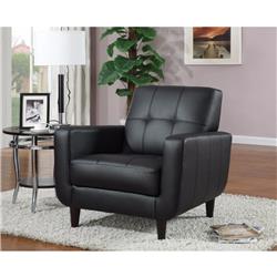 Picture of Benzara BM159239 High-toned Accent Chair&#44; Black